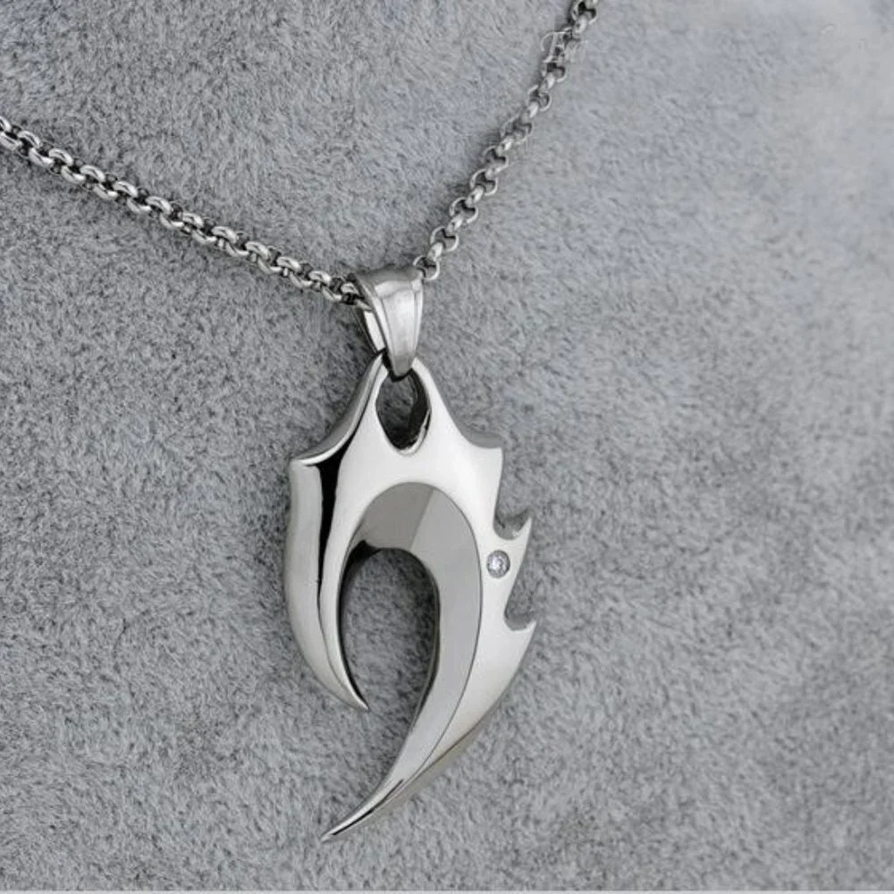 ❤️Flame Creative Chain Pendant necklace for women/men, N90201P166